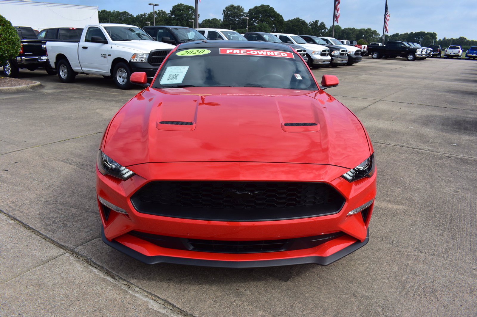 Pre-Owned 2020 Ford Mustang I4 2dr Car in Fayetteville #DD157397A