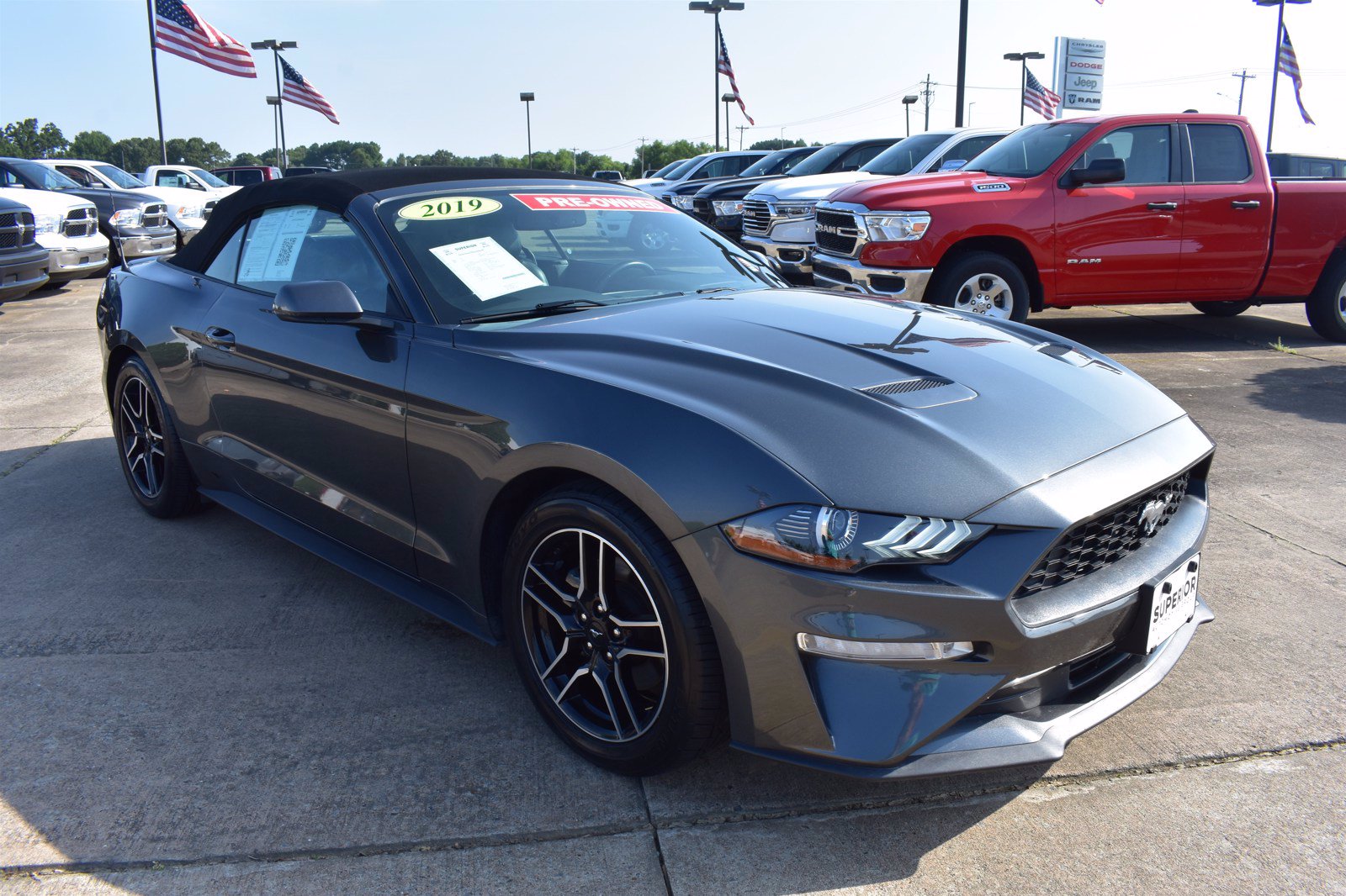 Pre-Owned 2019 Ford Mustang I4 Convertible in Fayetteville #D1315
