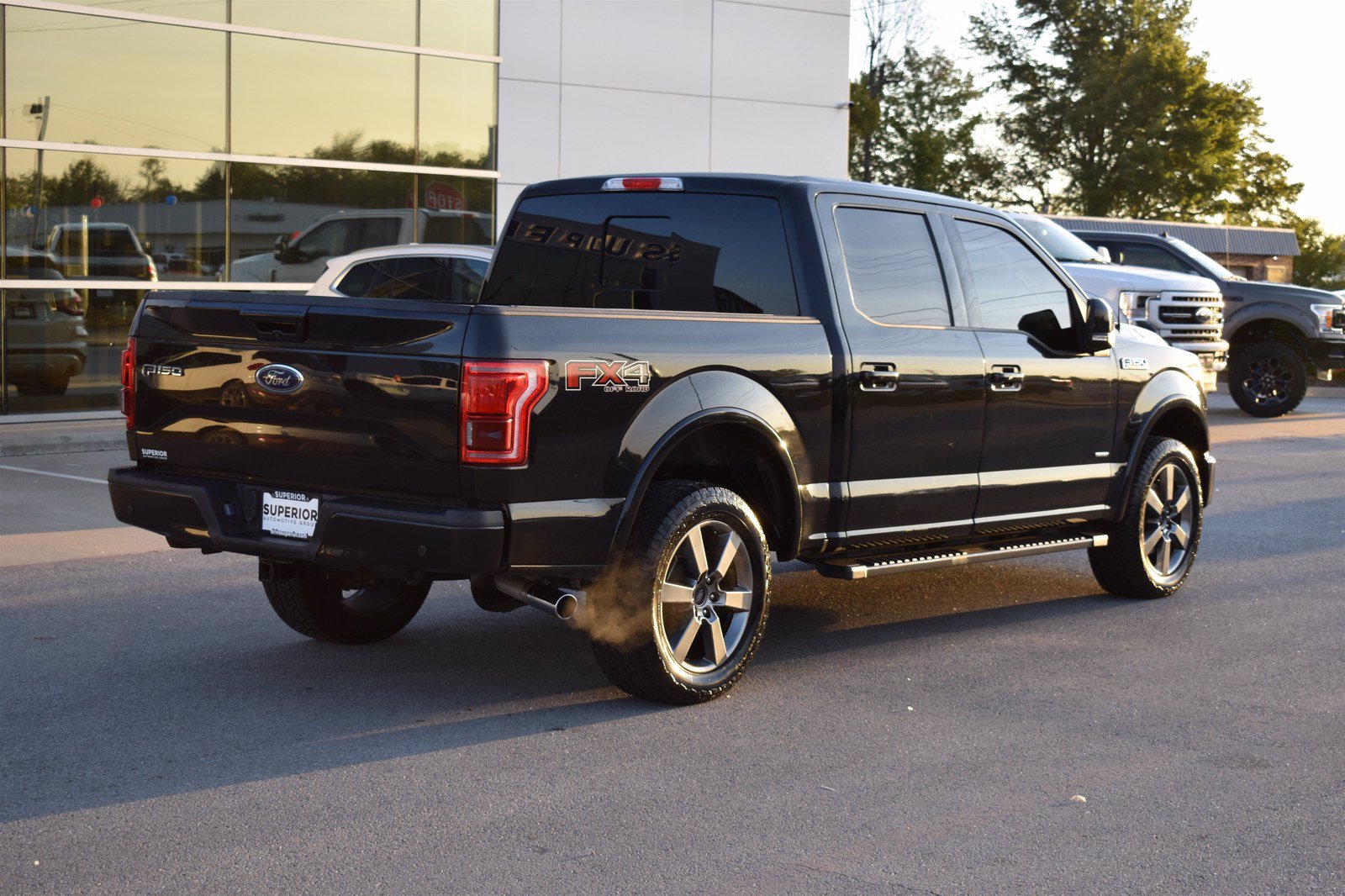 Pre Owned 2015 Ford F 150 Lariat 4wd Crew Cab Pickup In Fayetteville Fd48656aa Superior 5489